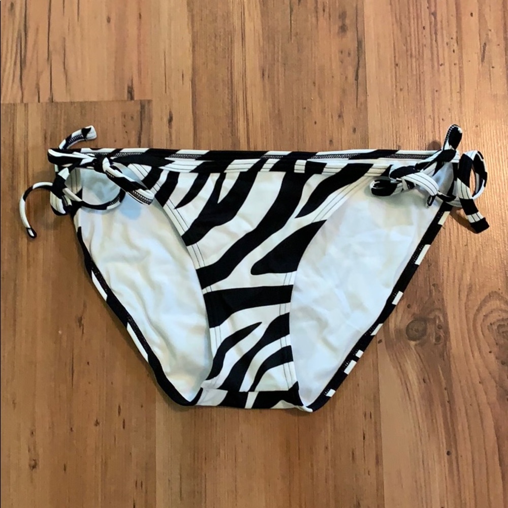 Zebra print bikini bottom